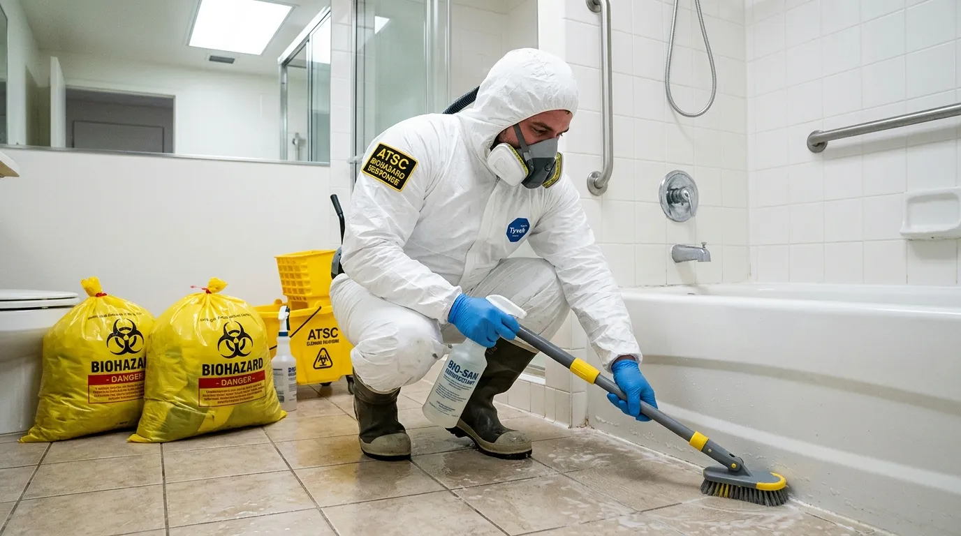 Decontamination equipment deployed for Blood Cleanup in Saint Clair